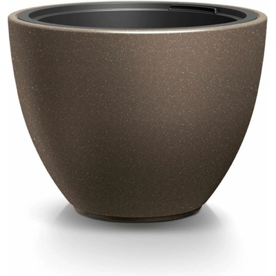 PROSPERPLAST Kvetináč HEOS ECO WOOD kávový 29,8cm