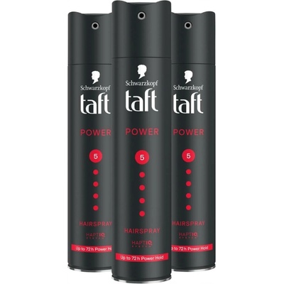 TAFT Power Lak na vlasy ve spreji 3x 250 ml