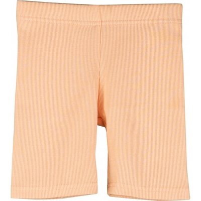 dívčí žebrované peach kraťasy