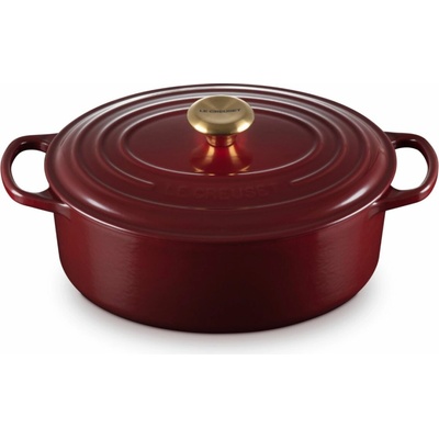 Le Creuset Kastrol SIGNATURE 29 cm, 4,7 l, oválný, GARNET, litina