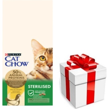 Purina Cat Chow Sterilized Dospělý Kuřecí maso 15 kg