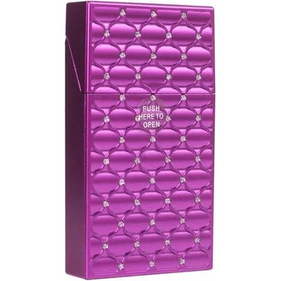 LUDOVKA PRIVATE Puzdro na cigarety SLIM DIAMOND fialové