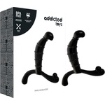 Addicted Toys - масажор за простата и перинеума (черен) - 11, 3 cm