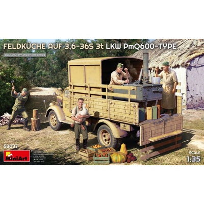 MiniArt Feldküche Auf 3 636S 3t LKW PmQ600Type 1:35