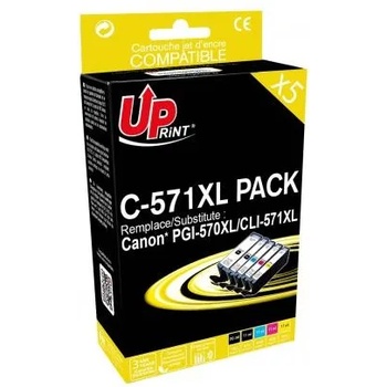 Compatible Мастилници uprint комплект canon pgi-570 + cli-571bk/c/m/y x (lf-ink-can-570-571-pack)