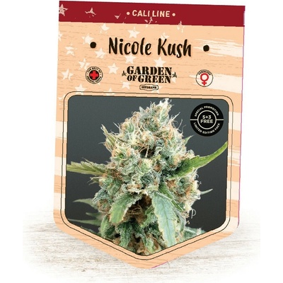 Garden Of Green Seedbank Nicole Kush semienka neobsahujú THC 10 ks
