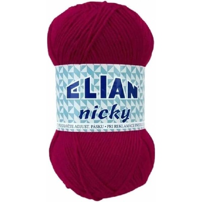 Pletací příze Elian Nicky 5410 - červená