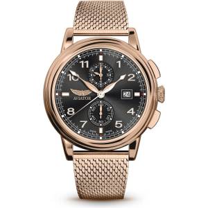 Aviator Мъжки часовник Aviator Douglas Chronograph V. 2.45. 2.406. 5 (V.2.45.2.406.5) Часовници