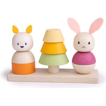 Bigjigs Toys Играчка за подреждане - Горски животни (34018)
