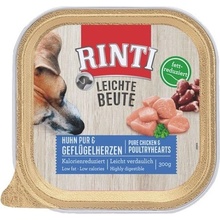 Rinti Leichte Beute Adult kura & hydinové srdcia 300 g