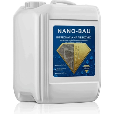 NANO BAU Nano-BAU Nano Impregnácia pieskovca, vápenec, umelý kameň Objem:: 5L
