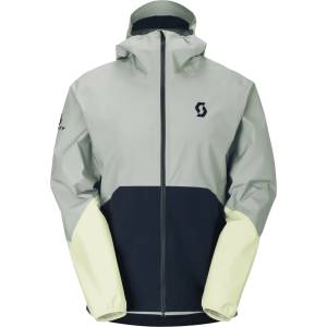 Scott Мъжко водоустойчиво яке Scott Jacket Explorair Light Dryo 2.5L Waterproof jacket - Spray Grey / Dark Blue - размер XXL (002-3354-0615)