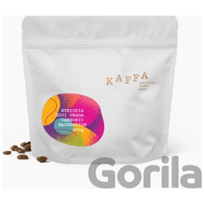 KAFFA ETHIOPIA GUJI URAGA zrnková KAFFA 200 g
