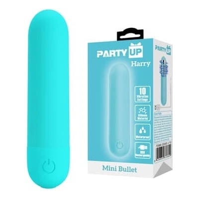 Party Up mini bullet vibrátor nabíjaný cez USB Harry