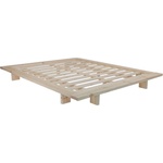 Karup Design Двойно легло от борова дървесина с решетка 140x200 cm Japan - Karup Design (270100140200)
