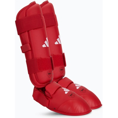 adidas Chrániče holení a nártů na karate WKF approved červená – Zboží Dáma