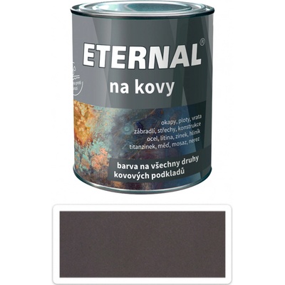 ETERNAL Na kovy antikorózna farba na kov 0,7L Palisander 410