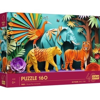 Trefl - Puzzle Paper Art: Jungle - 160 piese