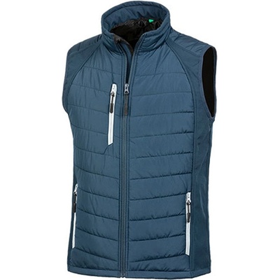 Result Unisex hybridní vesta se softshellem R238X navy