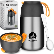 Mountain Goat termoska na jedlo z nehrdzavejúcej ocele 720 ml strieborná