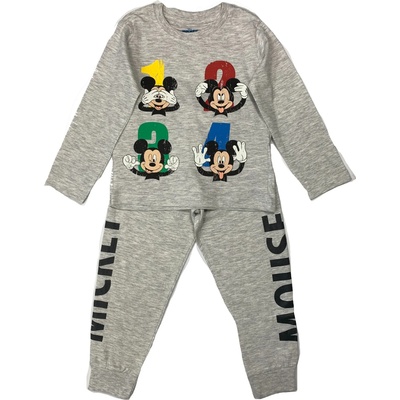 EPlus Пижама за момчета - Мики Маус светло сиво Размер - деца: 128