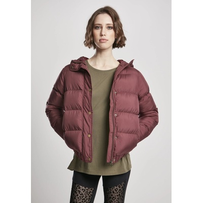 Urban Classics Дамско яке в червено от Urban Classics Ladies Hooded Puffer UB-TB1756-01151 - Червен, размер S