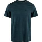 Fjällräven Мъжка тениска Fjällräven Abisko Lite S/S T-shirt - Dark Navy (216-6070-0212)