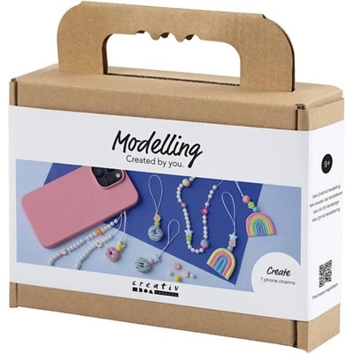 Creativ Company Mini Craft Kit Modelling Mobile Charm Assorted Colours (977850)