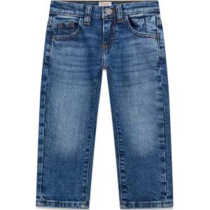 Guess Детски дънки Guess - Класически дизайн, сини, 3-6 м (20261-N6RA02-D52Z0-BRHO-3-6M) - baby
