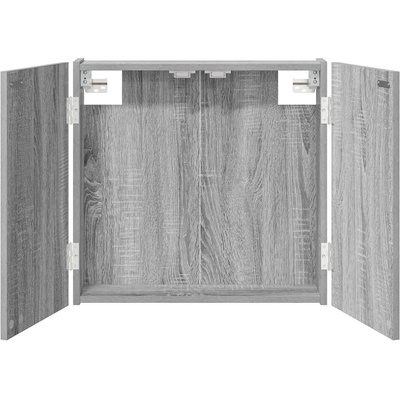 vidaXL Кабинет за дартборд Сив Сонома 56 x 12 x 53, 5 см (8006665)
