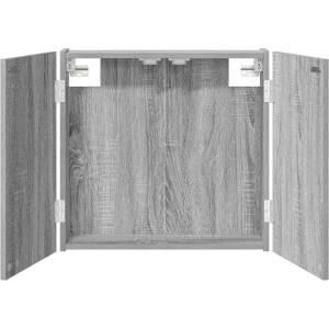 vidaXL Кабинет за дартборд Сив Сонома 56 x 12 x 53, 5 см (8006665)