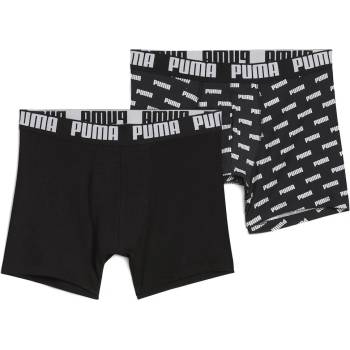 Image 1 of PUMA Everyday Logo Print Boxers 2P Размер: L / Цвят: черен