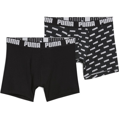 PUMA Everyday Logo Print Boxers 2P Размер: L / Цвят: черен