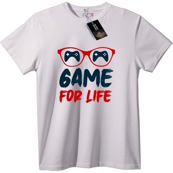 NOONEBRAND Тениска Живот за Игра с Очила Контролер - XL, White