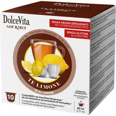 Dolce Vita Citrónový čaj do Nespresso 10 ks