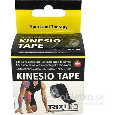 KINESIO TAPE TRIXLINE čierna 5 cm x 5 m