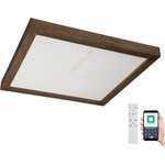 Brilagi BRILAGI-LED Димируемо осветително тяло WOODY FRAME LED/50W/230V дъб 60x60 см IP44 + с дистанционно управление (BG0864)
