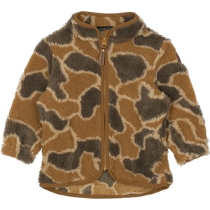Mikk-Line Детско поларено яке Mikk-Line Kid's Teddy Cardigan Fleece jacket - Burlwood - размер 128 (EU) (703-6507-0115)