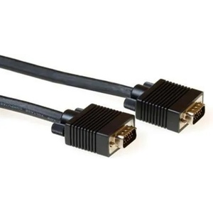 ACT Кабел ACT AK4271, VGA мъжко - VGA мъжко, 15 м, 15 pin, Черен, булк опаковка (EWENT-ACT-CAB-AK4271) - megamag
