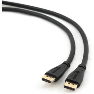 Gembird DisplayPort 1.2 - DisplayPort 1.2 M/M 4K кабел 10 м черен CC-DP2-10M (CC-DP2-10M)
