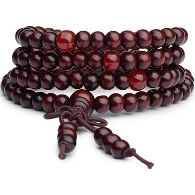 Blingstar Dřevěný náramek / Buddha red wood 1802