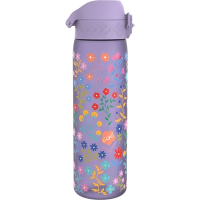 Ion8 nepriepustná fľaša na pitie kvety Floral fialová 500ml