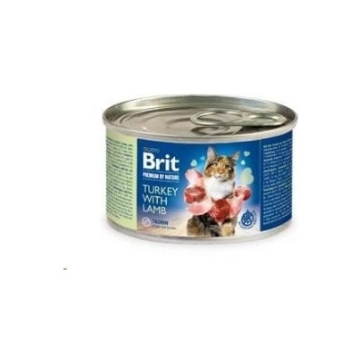 Brit Premium by Nature Cat Turkey with Lamb 0,2 kg