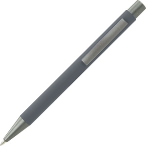 Eurocom Алуминиева химикалка Oslo Rubber, СИВ (31477-А-СИВ)
