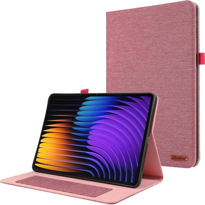 Vsetkonamobil 103531 FABRIC Zaklápací kryt pre Xiaomi Pad 7 / Pad 7 Pro / Pad 8 / Pad 8 Pro ružový