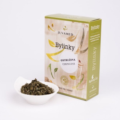 JUVAMED bylinný čaj OSTRUŽINA ČERNICOVÁ LIST sypaný 40 g