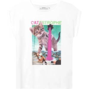 DEDICATED Дамска тениска DEDICATED Women's T-Shirt Visby Catastrophe T-shirt - White - размер L (916-2823-0114)
