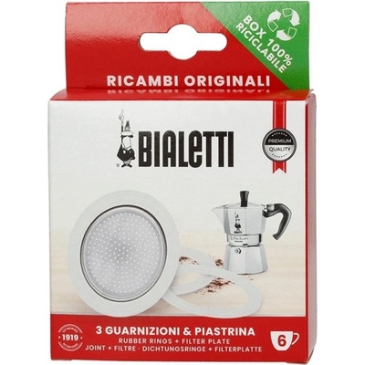 Bialetti Запечатване на алуминиева кафемашина Bialetti 6 чаши