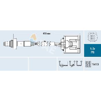 Lambda sonda FAE 75089