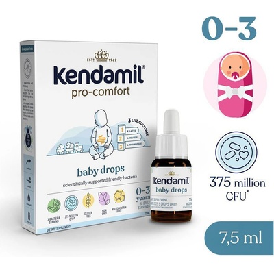 Kendamil Pro-Comfort kvapky pre deti 0-3 roky 7,5 ml